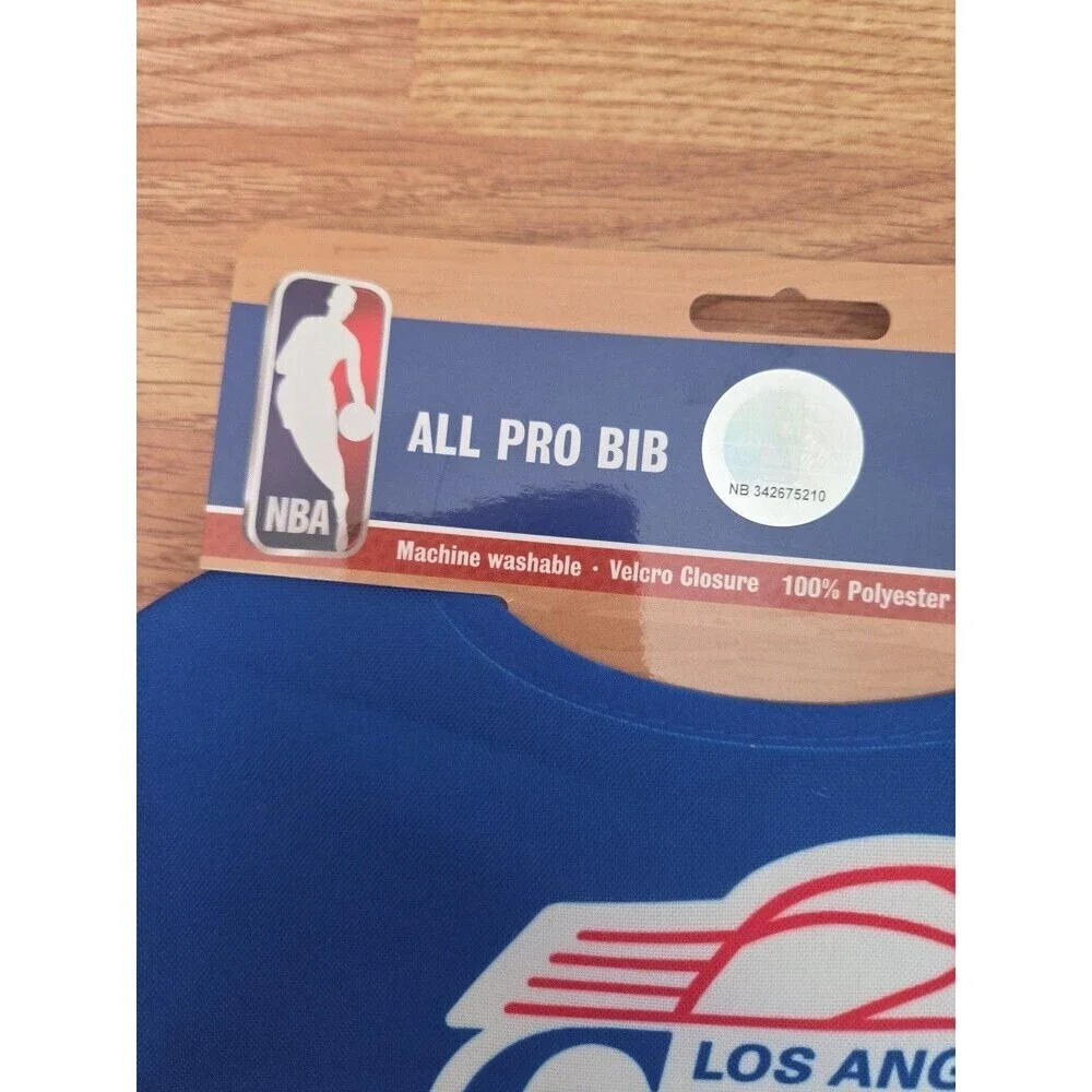 NBA Los Angeles Clippers Baby Infant ALL PRO BIB LITTLE FAN Blue Basketball NEW